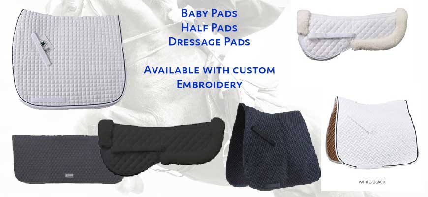Saddles pads available, for all disciplines, for sale.